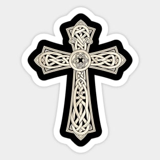 Irish Celtic Cross Sticker